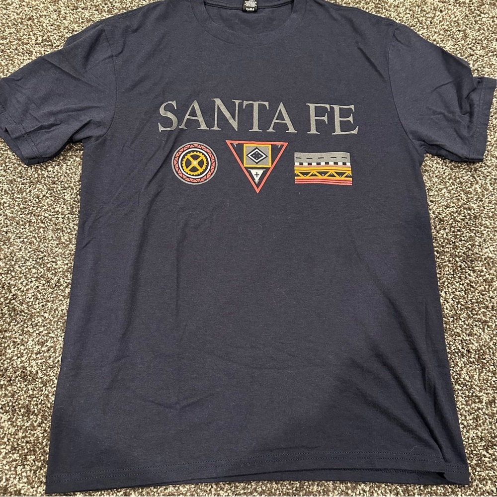 Santa Fe Navy blue Graphic Tee